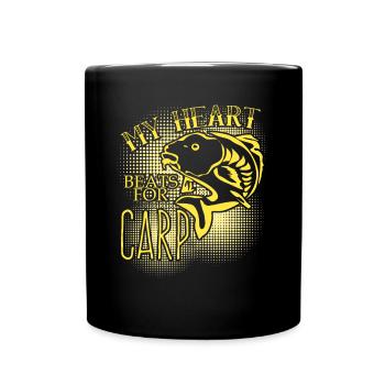 Pêche à la ligne Pêche à la carpe Pêche - Mug uni - noir - Devant