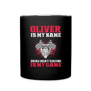 Conception de bateaux de dragster pour les plaisanciers de course - Mug uni - noir - Devant