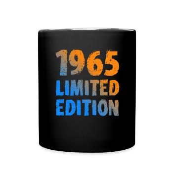 1965 édition limitée anniversaire cadeau femme mari - Mug uni - noir - Devant