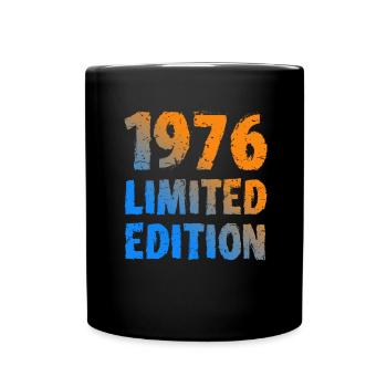 1976 Limited Edition Birthday Gift Wife Husband - Full Colour Mug - black - Front