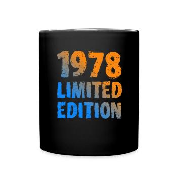 1978 édition limitée cadeau d’anniversaire femme mari - Mug uni - noir - Devant