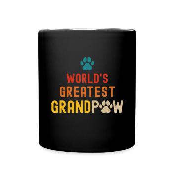 World's best grandfather - Full Colour Mug - black - Front