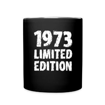 1973 édition limitée anniversaire cadeau femme mari - Mug uni - noir - Devant