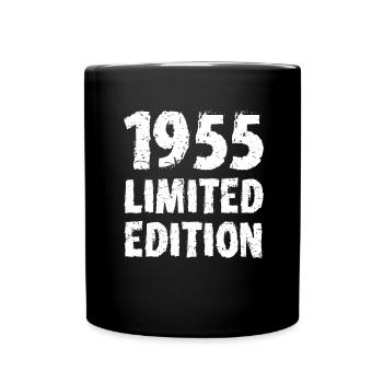 1955 Limited Edition Birthday Gift Wife Husband - Full Colour Mug - black - Front