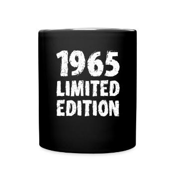 1965 édition limitée anniversaire cadeau femme mari - Mug uni - noir - Devant