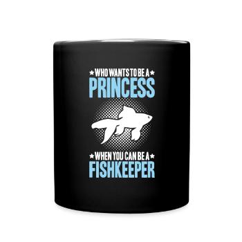 Aquaristics Aquarist Aquarium Fish Aquarist - Full Colour Mug - black - Front