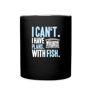 Aquaristics Aquarist Aquarium Fish Aquarist - Full Colour Mug - black - Front