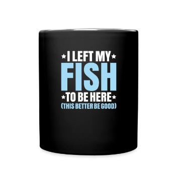 Aquaristics Aquarist Aquarium Fish Aquarist - Full Colour Mug - black - Front