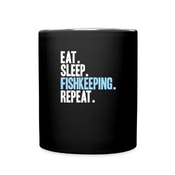 Aquaristics Aquarist Aquarium Fish Aquarist - Full Colour Mug - black - Front