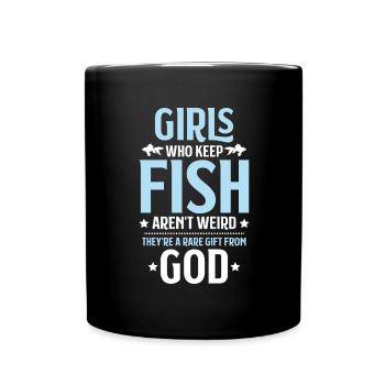 Aquaristics Aquarist Aquarium Fish Aquarist - Full Colour Mug - black - Front