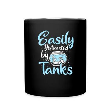 Aquaristics Aquarist Aquarium Fish Aquarist - Full Colour Mug - black - Front