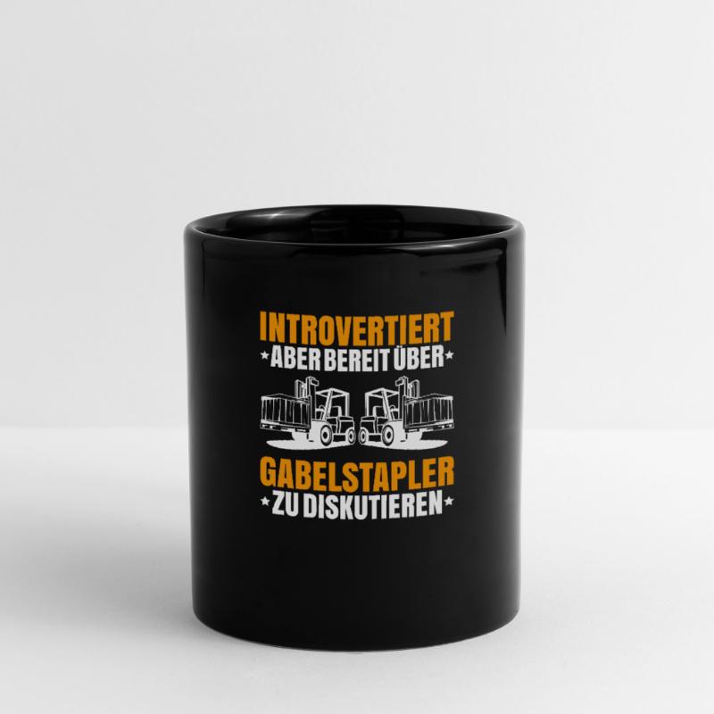 Staplerfahrer Gabelstaplerfahrer Forklift Operator Tasse einfarbig