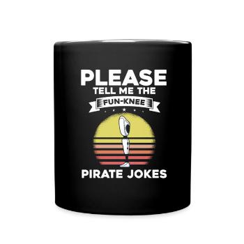 Conception de jambe bionique pour prothèses de jambe - Mug uni - noir - Devant