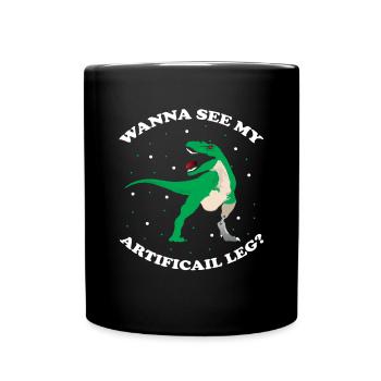 Conception de prothèses de jambe et prothèses de jambe - Mug uni - noir - Devant
