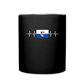 Italie Italien Trentin Tyrol du Sud - Mug uni - noir - Devant