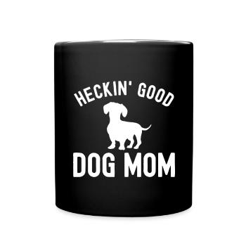 Damn good dog mother - Full Colour Mug - black - Front