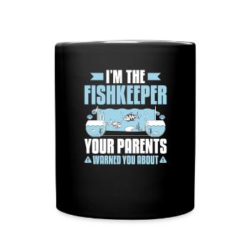 Aquaristics Aquarist Aquarium Fish Aquarist - Full Colour Mug - black - Front