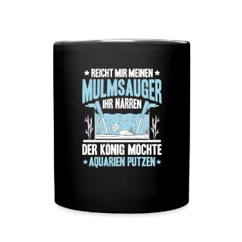 Aquaristik Aquarianer Aquarium Fische Aquarist - Tasse einfarbig - Schwarz - Vorne