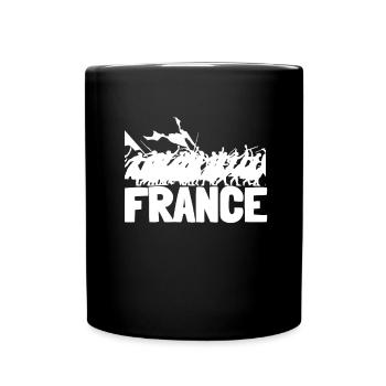 Fraternité Liberte Egalite Français Révolution - Mug uni - noir - Devant
