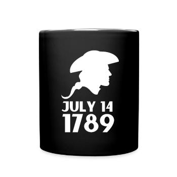 Fraternité Liberte Egalite Français Révolution - Mug uni - noir - Devant