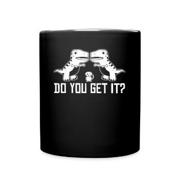T-Rex short arms joke - Tasse einfarbig - Schwarz - Vorne