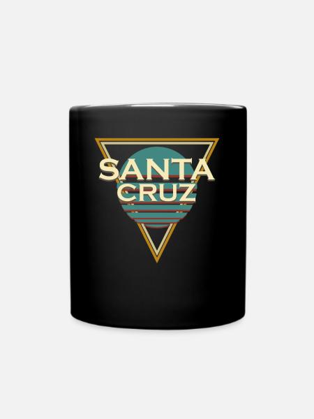 Santa Cruz Surfing - Tasse einfarbig - Schwarz