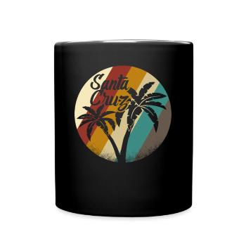 Santa Cruz Vintage - Full Colour Mug - black - Front