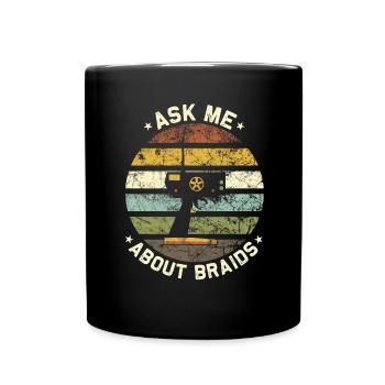 Vintage RC Car Racing - Model Cars - Full Colour Mug - black - Front