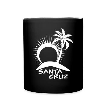Santa Cruz Surfing - Full Colour Mug - black - Front