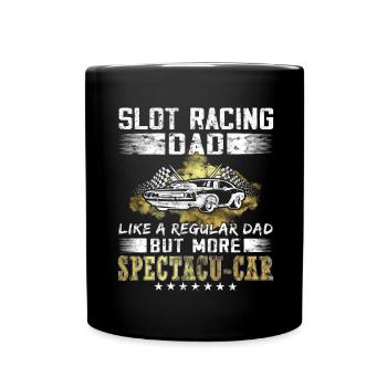 Voitures anciennes - Slot Racing Dad - Mug uni - noir - Devant