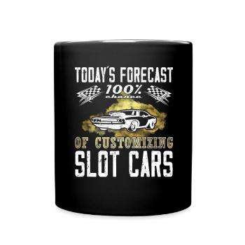 Model Vehicles - Customizing Slot Car - Full Colour Mug - black - Front