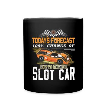 Modellfahrzeuge - Customizing Slot Car - Tasse einfarbig - Schwarz - Vorne