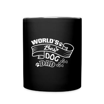 Le meilleur papa chien du monde - Paws and Bones - Mug uni - noir - Devant