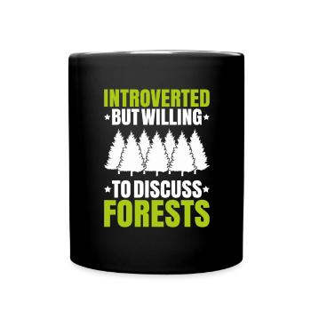 Forester Forestry Forester Forest workers Forest - Full Colour Mug - black - Front