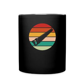 Zimmerer Zimmermann Zimmerei Carpenter Carpentry - Full Colour Mug - black - Front