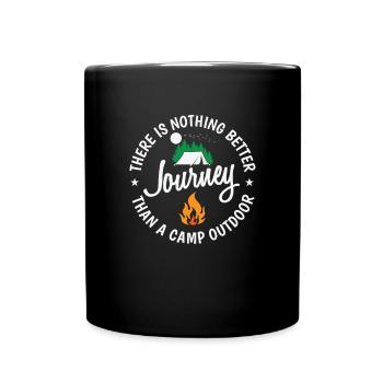 There is nothing better than Camping - Full Colour Mug - black - Front