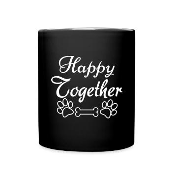 Happily together - Full Colour Mug - black - Front