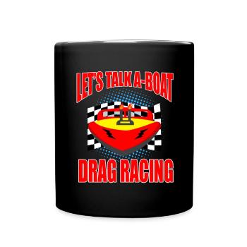 Conception de bateaux de course pour les courses de dragsters - Mug uni - noir - Devant