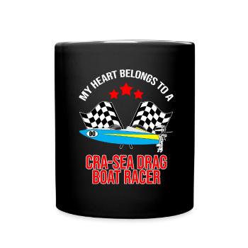 Conception de bateaux de dragster pour les plaisanciers de course - Mug uni - noir - Devant