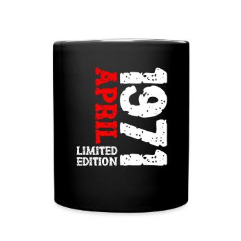 1971 avril édition limitée cadeau d’anniversaire - Mug uni - noir - Devant