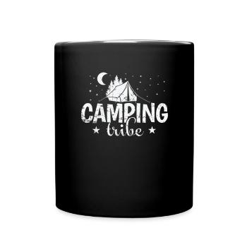 Camping Tribe Holiday Freedom Campfire - Mug uni - noir - Devant