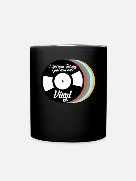 Record Records - Full Colour Mug - black