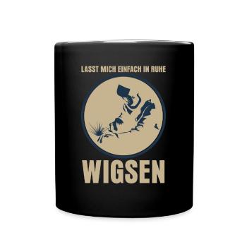 Schweißer Wigsen WIG Schweißen - Tasse einfarbig - Schwarz - Vorne