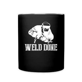 Soudage par cordon de soudure - Mug uni - noir - Devant