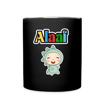 Animal de carnaval mignon, Kölle Alaaf, dinosaure - Mug uni - noir - Devant