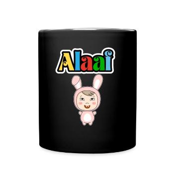 Sweet carnival animal, Kölle Alaaf, partyHase - Full Colour Mug - black - Front