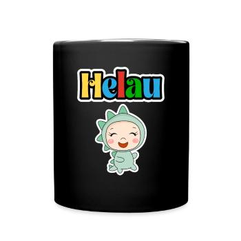Doux animal de carnaval, Meenz Helau, fête - Mug uni - noir - Devant