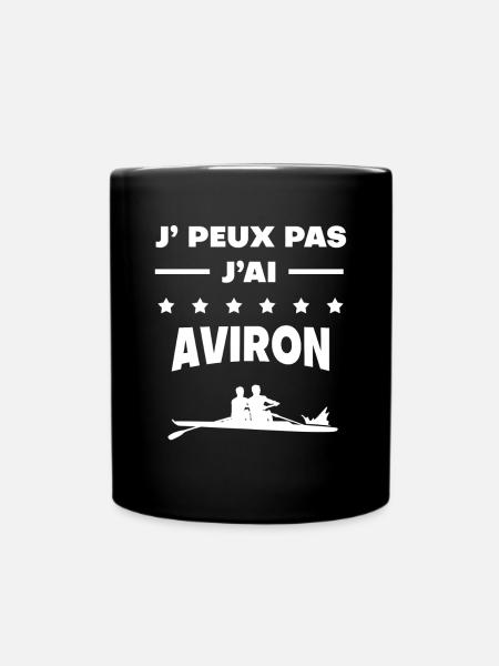 Je peux pas j'ai aviron cadeau aviron - Mug uni - noir