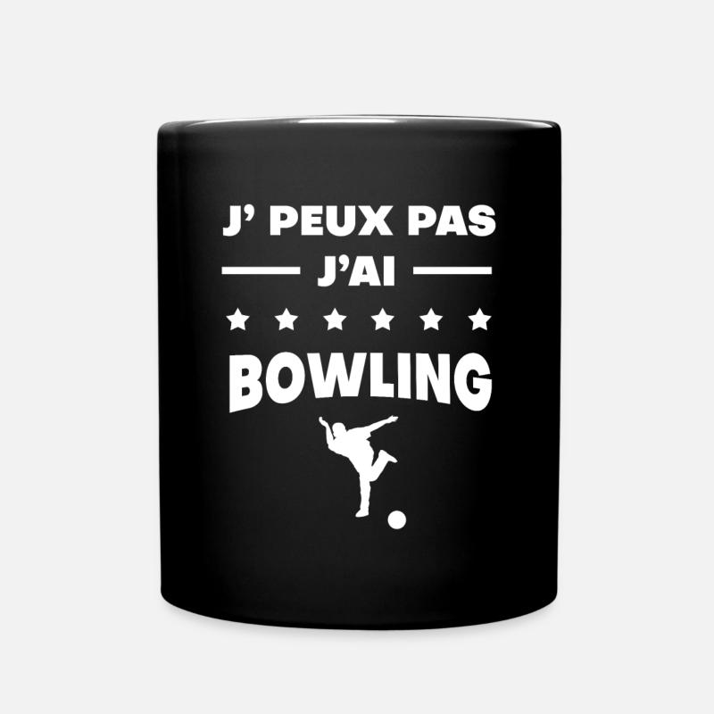 Je peux pas j'ai bowling cadeau bowling - Mug uni - noir