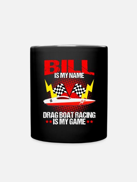 Drag Boot Design für Rennbootfahrer - Tasse einfarbig - Schwarz